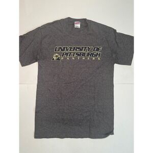 University of Pittsburgh Panthers Gray Graphic T-Shirt Womens Size Small SOFFE